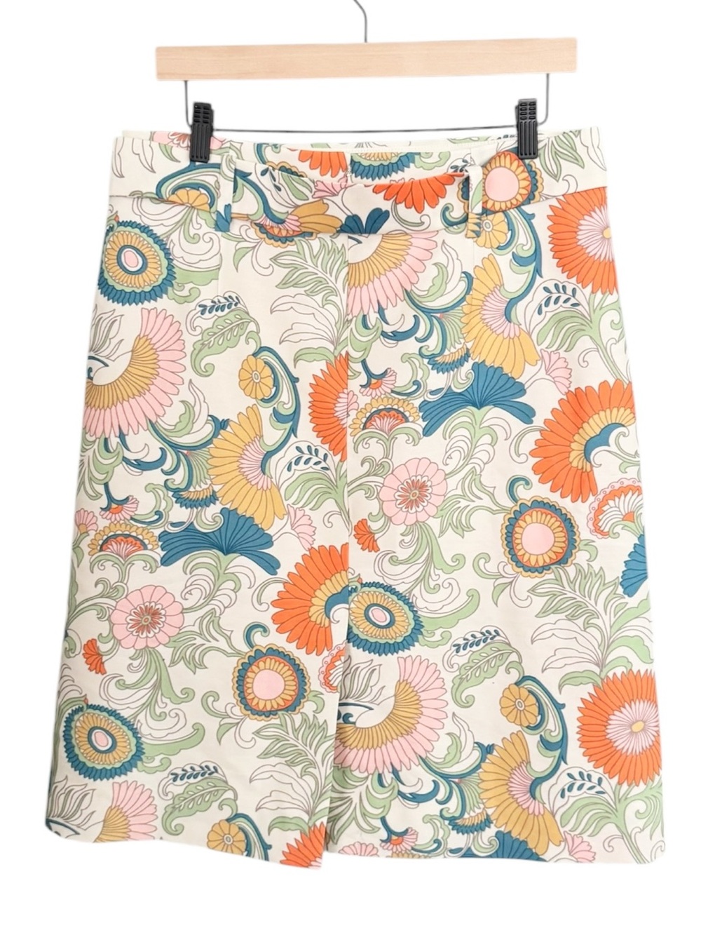 J.Crew Tie Waist Ornate Floral Skirt | 10 - Picture 4 of 10